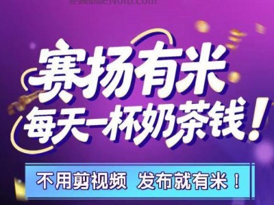 昌乐【赛扬有米】宝妈学生居家线上视频代发兼职平台，0撸赚米项目